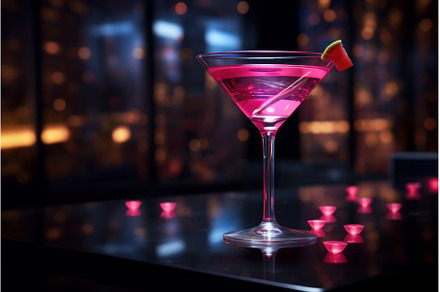 Refreshing Cosmopolitan cocktail, a Food & Drink Photo by Ylivdesign