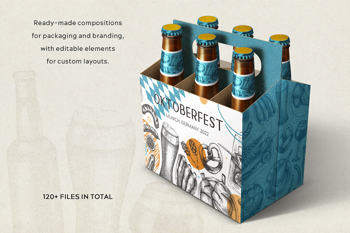 Oktoberfest German Food Vectors, a Food Illustration by Yevheniia (Photo 13 of 13)