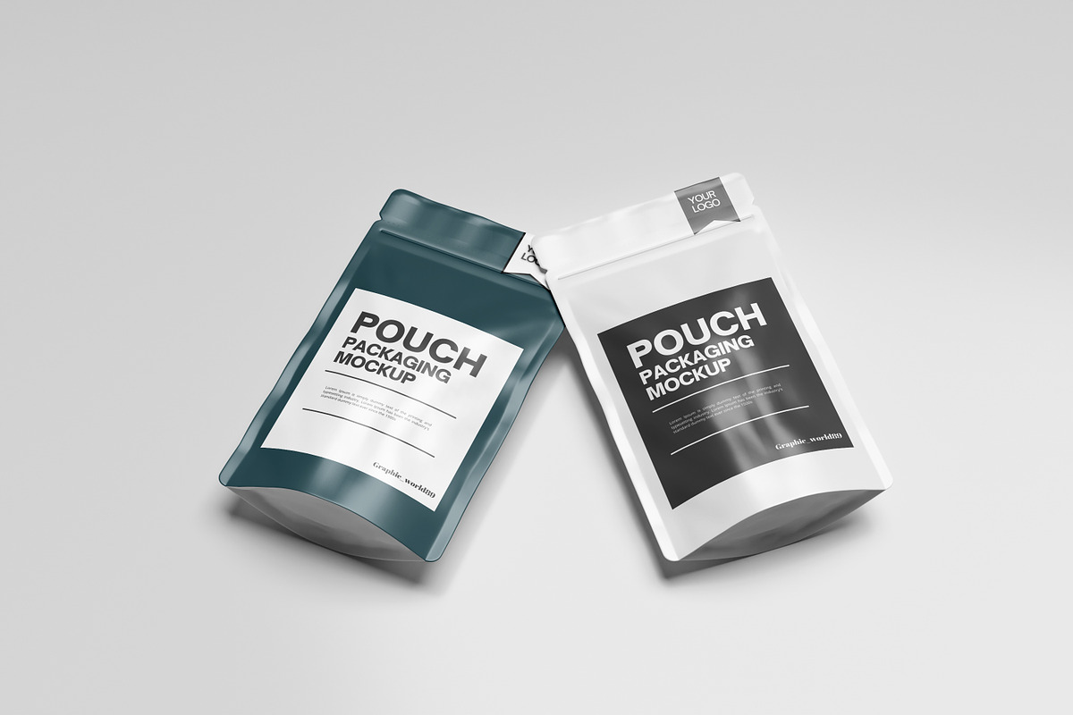 High Quality Pouch Packaging mockup, a Packaging Mockup by Graphic_world89 (Photo 6 of 12)