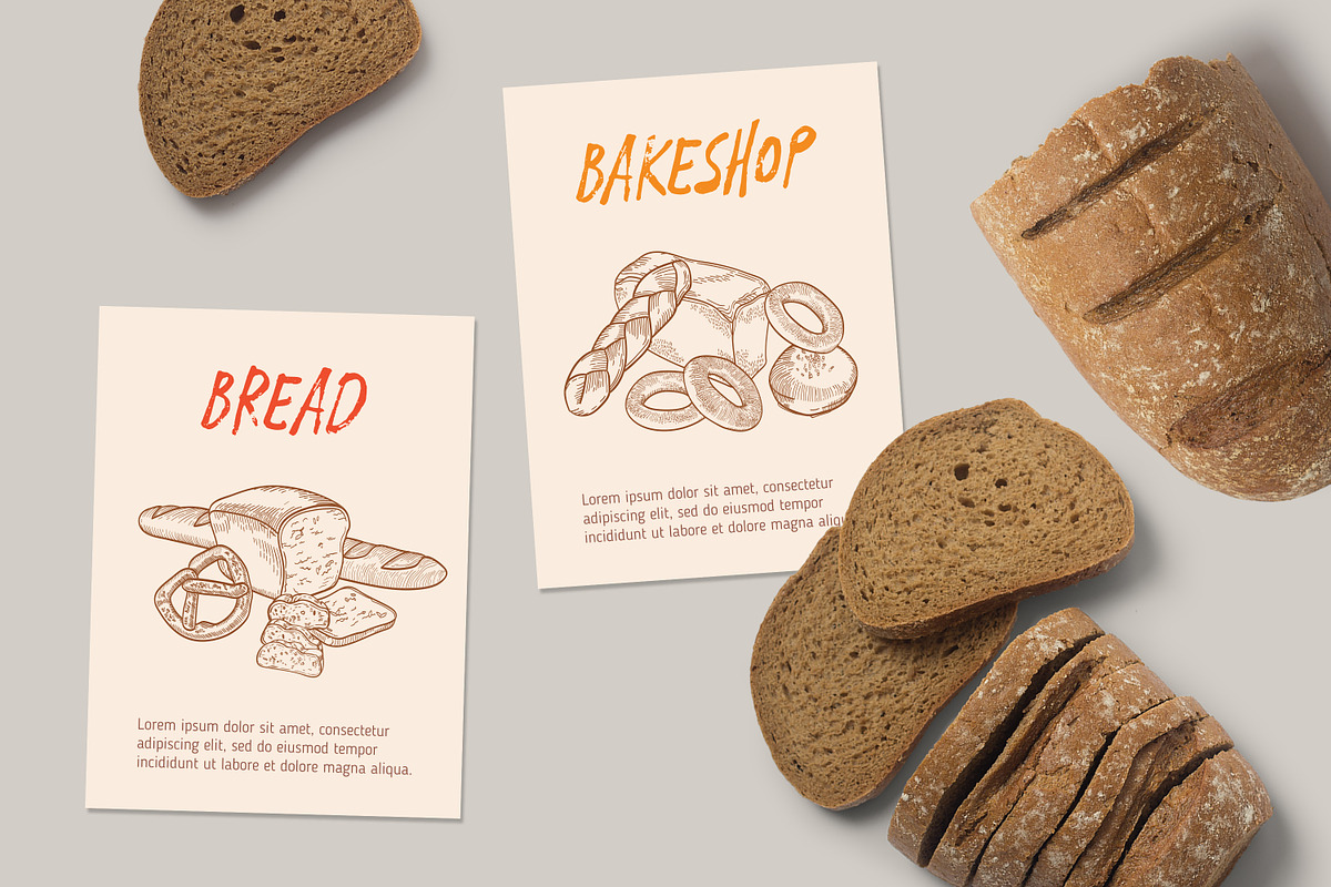Bakery, hand drawn bundle, a Food Illustration by Good Studio (Photo 15 of 20)