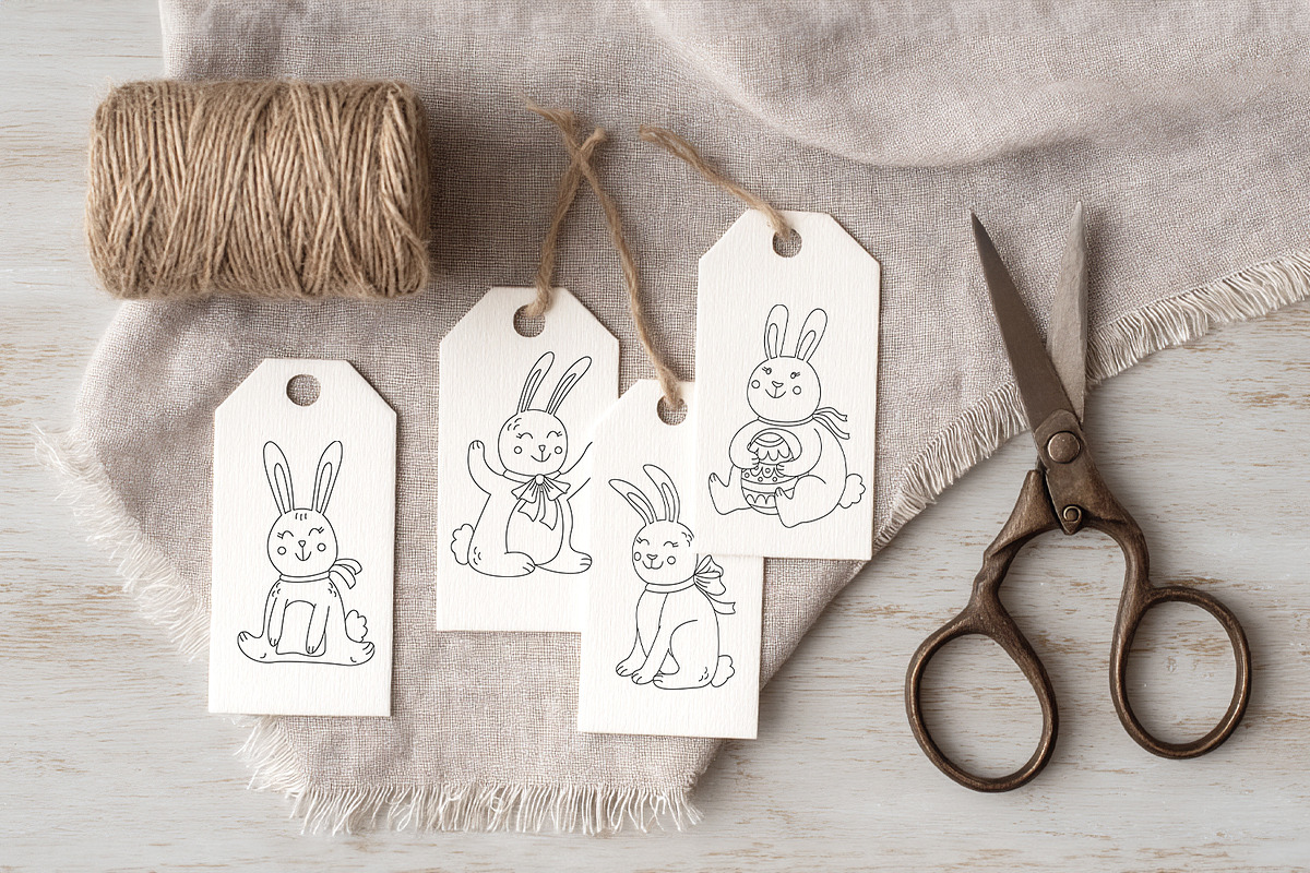 Easter Harmony Doodle Clipart, a Seasonal Illustration by Anna Druzhkova (Photo 8 of 16)