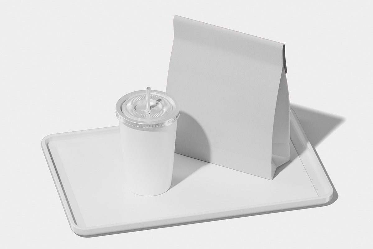 Fast Food Packaging Branding Mockup, a Packaging Mockup by Unerispace (Photo 5 of 5)