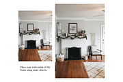 Christmas Frame Mockup - Fira, a Household Mockup by Saguaro Digital (Thumbnail 3 of 5)