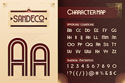 SanDeco, a Sans Serif Font by Burntilldead (Thumbnail 2 of 12)