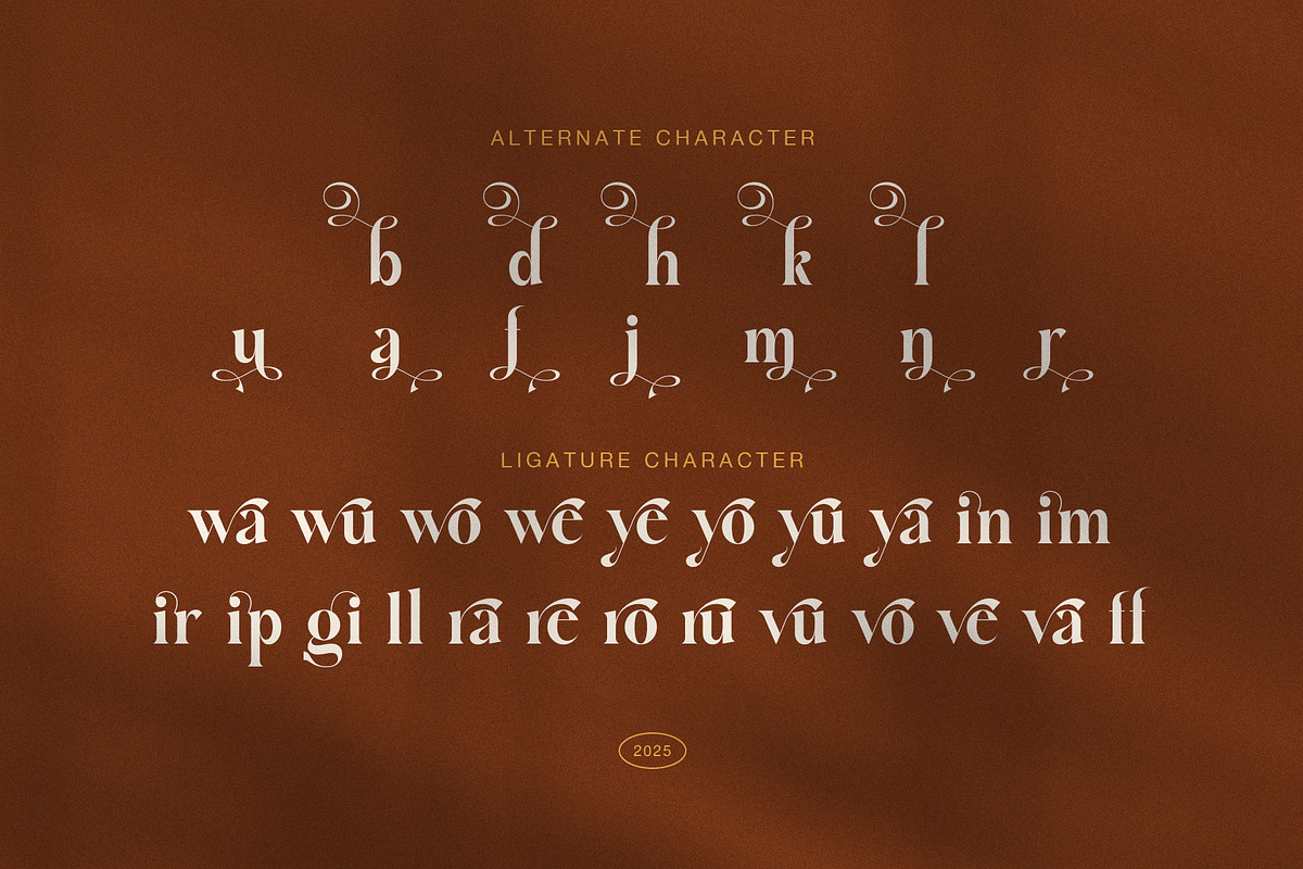 Halinka – Elegant Modern Serif Font, a Serif Font by Graphicxell (Photo 8 of 8)