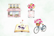 Parisian Summer PNG Clipart, an Illustration by Creative Art (Thumbnail 4 of 9)