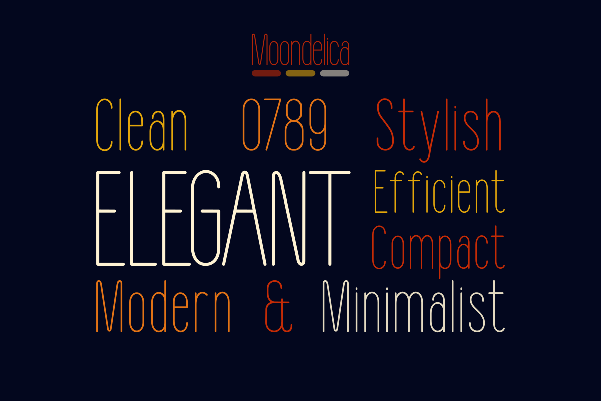 Moondelica, a Sans Serif Font by saemoon creative (Photo 7 of 13)