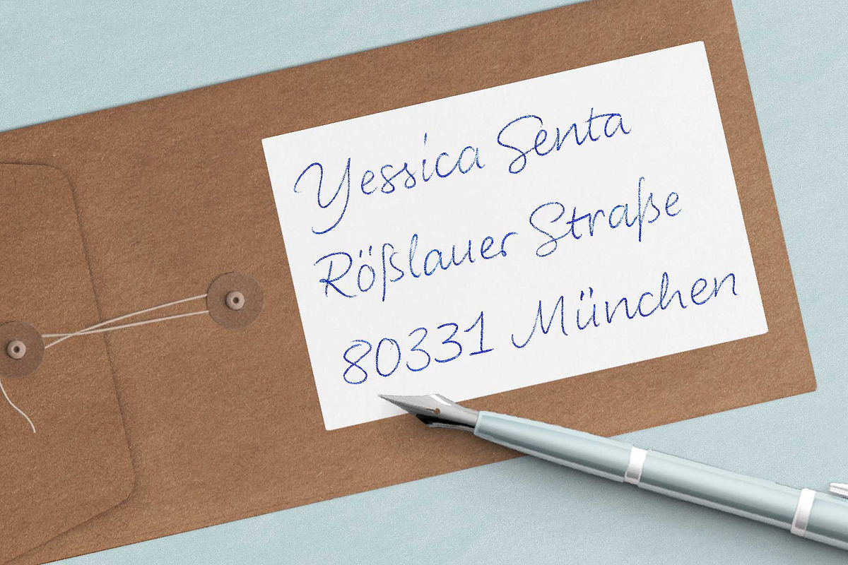 Color Font LiebeHeide, a Script Font by LiebeFonts (Photo 7 of 19)