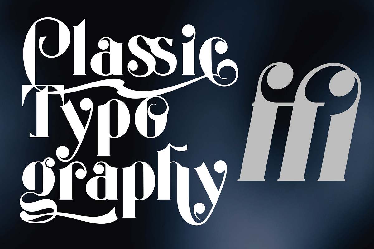 Geoffrey Classic Serif, a Serif Font by TypeClassHeroes (Photo 2 of 15)
