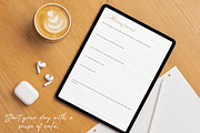 Morning Journal For Anxiety Relief, a Templates & Theme by The Chaos Project (Thumbnail 5 of 9)
