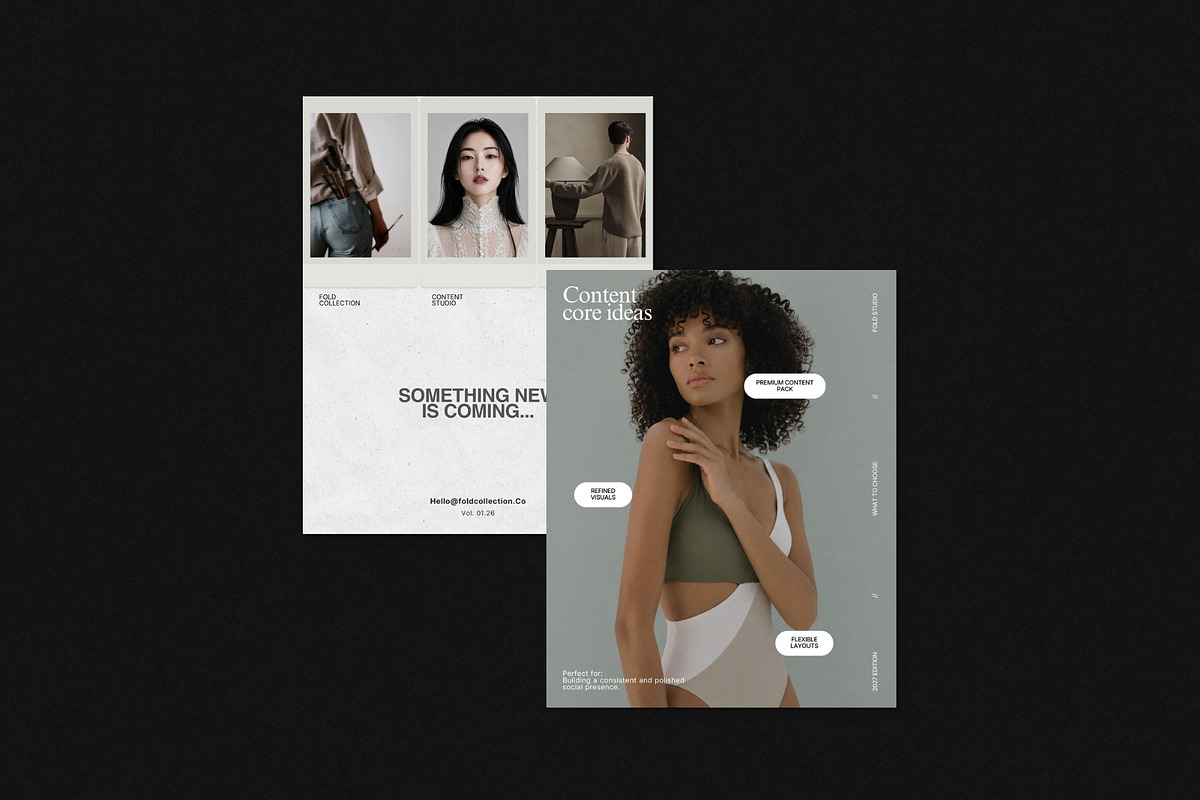 FOLD | Instagram Post & Story (I), a Social Media Template by Pixel Grid (Photo 5 of 10)