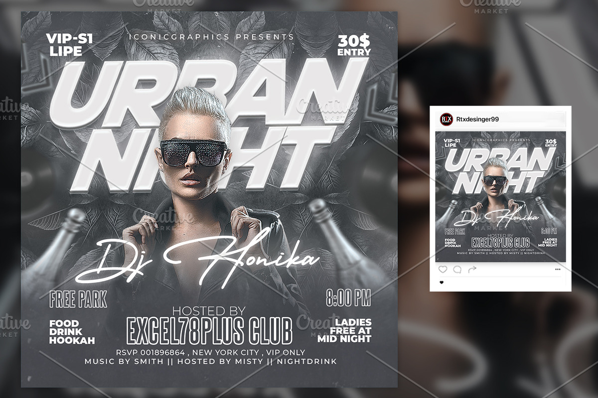 Night Club Flyer, a Flyer Template by RTXdesinger99 (Photo 2 of 3)