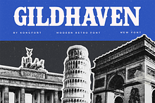 Gildhaven – A Modern Retro Font