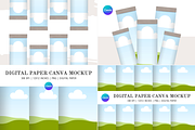 Digital Paper Canva Mockup, a Templates & Theme by Snapybiz (Thumbnail 4 of 6)