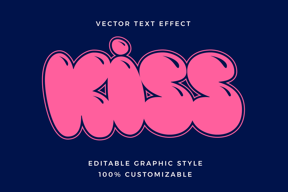 Graffiti Bubble Text Effect
