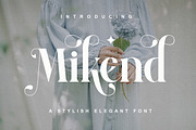 Mikend Modern Serif Font, a Serif Font by Alfinart (Thumbnail 1 of 10)