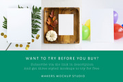 Simple Wedding Invitation Mockup, a Product Mockup by Makers Mockup Studio (Thumbnail 5 of 5)