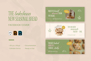 New Seasonal Bread - Facebook Cover, a Social Media Template by VUNIRA
