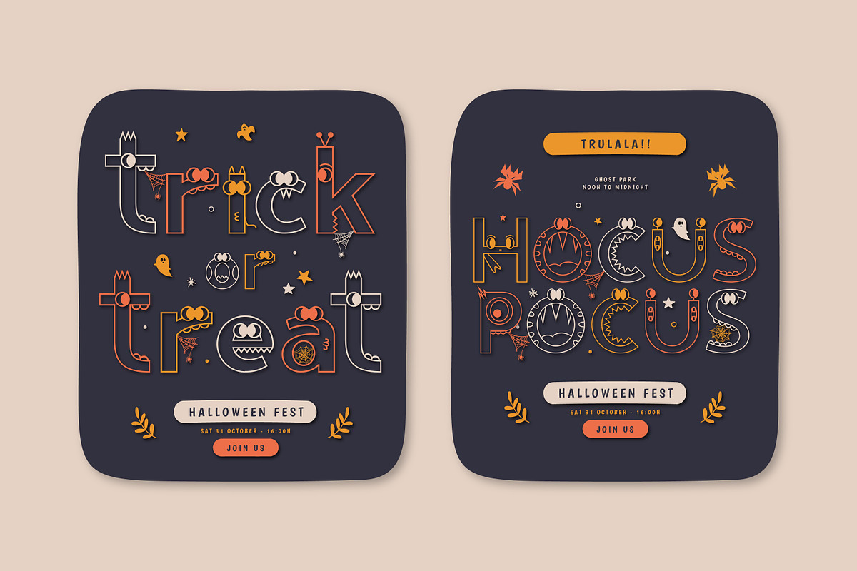 Elmonster Halloween Display Font, a Serif Font by infernostudio3 (Photo 3 of 10)