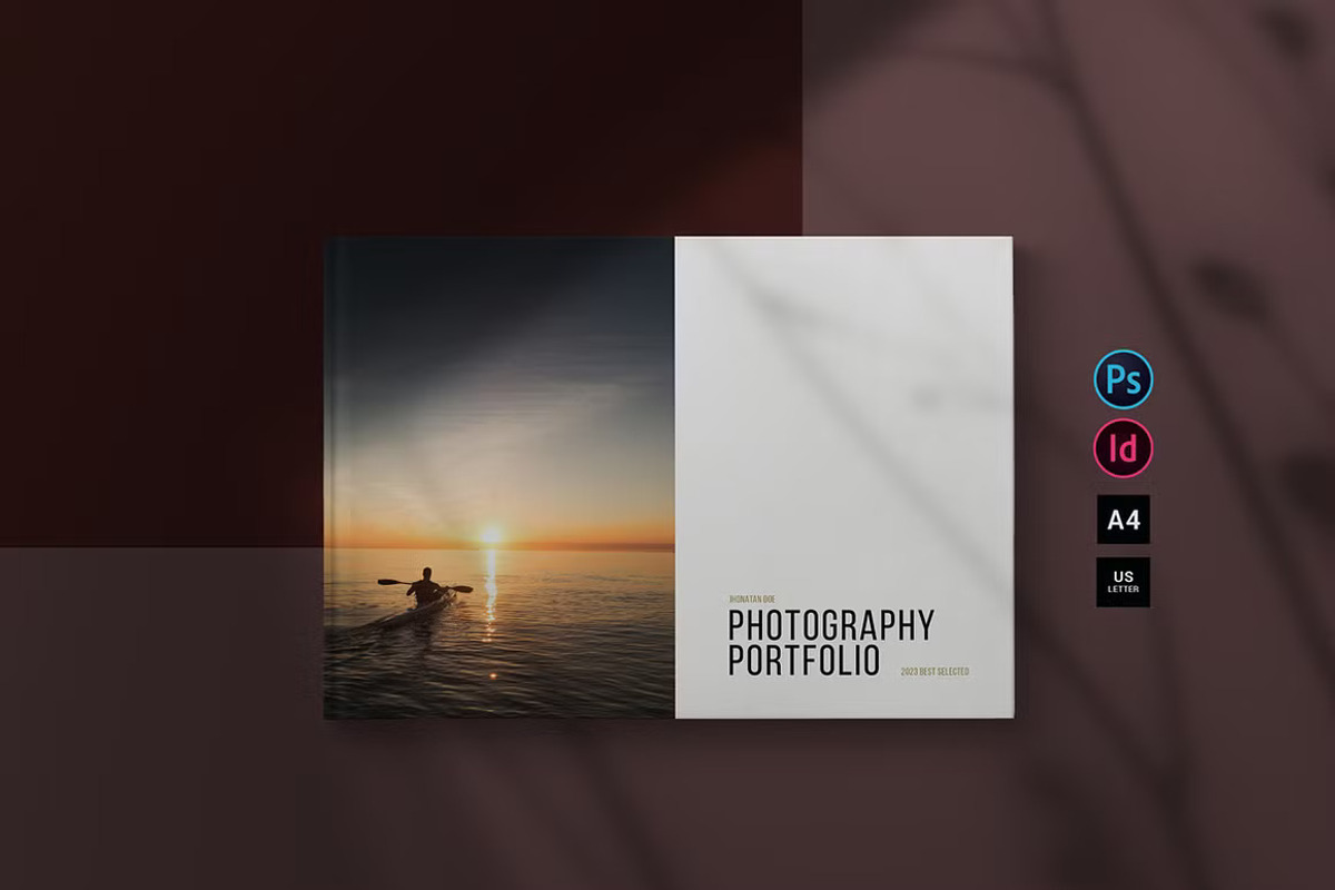 Photography Portfolio Template, a Brochure Template by adekfotografia (Photo 1 of 9)