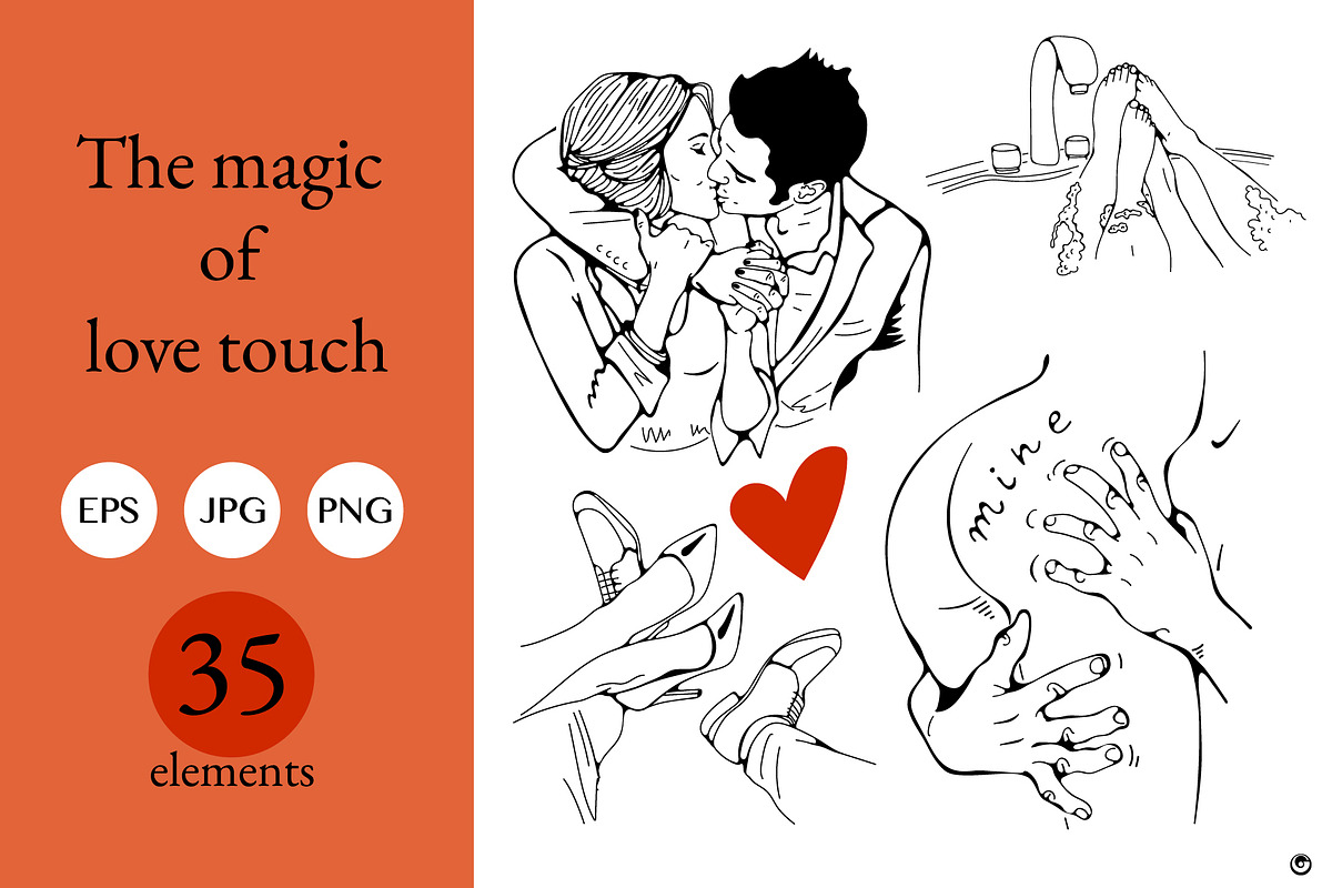The magic of love touch, a Person Illustration by Olillia (Photo 1 of 7)