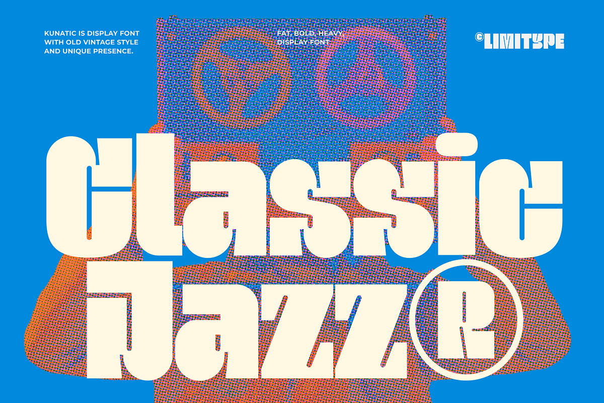 Kunatic - Retro Bold Font, a Sans Serif Font by limitype (Photo 3 of 13)
