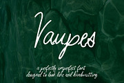 Vaupes Handwritten Font, a Handwritten Font by mpllano14 (Thumbnail 1 of 8)