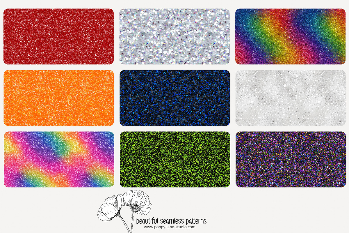 80 faux glitter seamless pattern, a Pattern Graphic by Poppy Lane Studio (Photo 8 of 11)