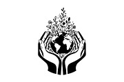 Eco Earth Care Vector Icon Bundle, an Illustration by Designs_River (Thumbnail 28 of 51)