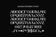 Dlosh Luxury - Elegant Serif Font, a Serif Font by Iqsiart Studio (Thumbnail 6 of 7)