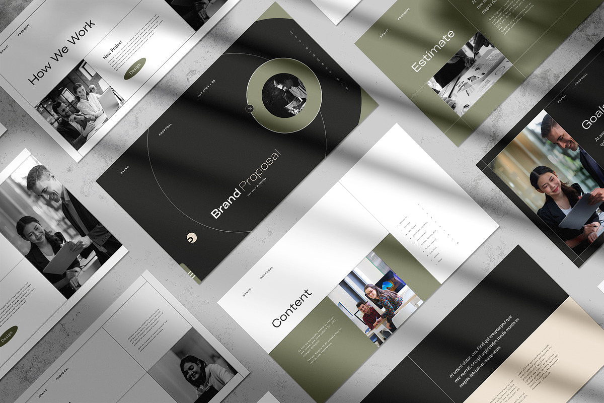 Brand Proposal Template, a Presentation Template by White Graphic (Photo 7 of 7)