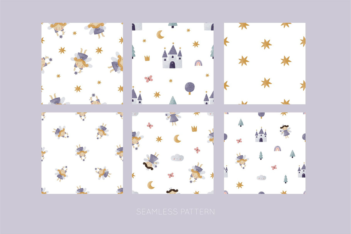 Watercolor Little Fairy, a Decorative Illustration by Cute And Wild (Photo 5 of 5)