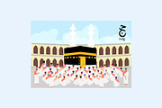 SALE Hajj Pilgrimage Bundle, a Person Illustration by bungamustia (Thumbnail 4 of 8)