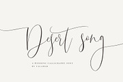 Desert Song | Calligraphy Script, a Script Font by Calamar Studio (Thumbnail 1 of 14)