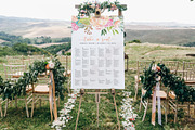 Seating Chart Template Canva, an Invitation Template by ShineOnWedding (Thumbnail 5 of 8)