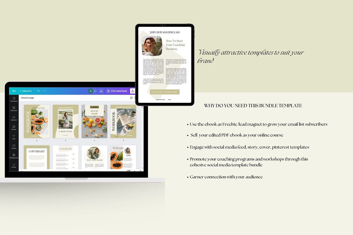 Health and Wellness Canva Template, a Magazine Template by Deepa Template Studio (Photo 7 of 17)