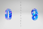 Turquoise Glitter Confetti Alphabet, an Illustration by tahananeart (Thumbnail 3 of 3)