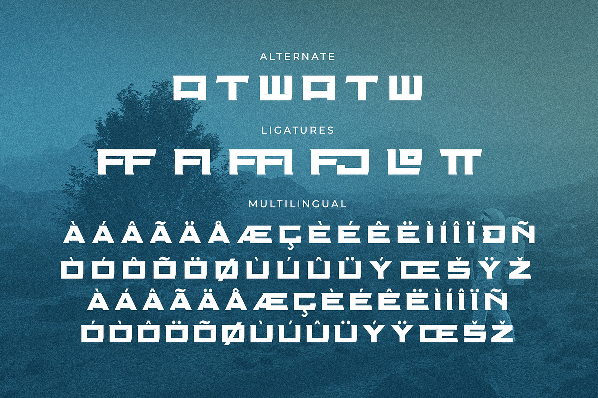 Explore Sci-fi Font, a Font by Geelator Studio (Photo 6 of 6)