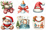 Babys 1st Christmas Festive Clipart, an Illustration by DreamPrint404 (Thumbnail 6 of 6)