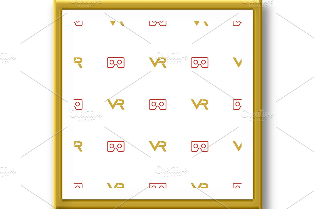 Seamless Vector Pattern. VR Patterns, a Pattern Graphic by FineArtStudio (Photo 3 of 3)