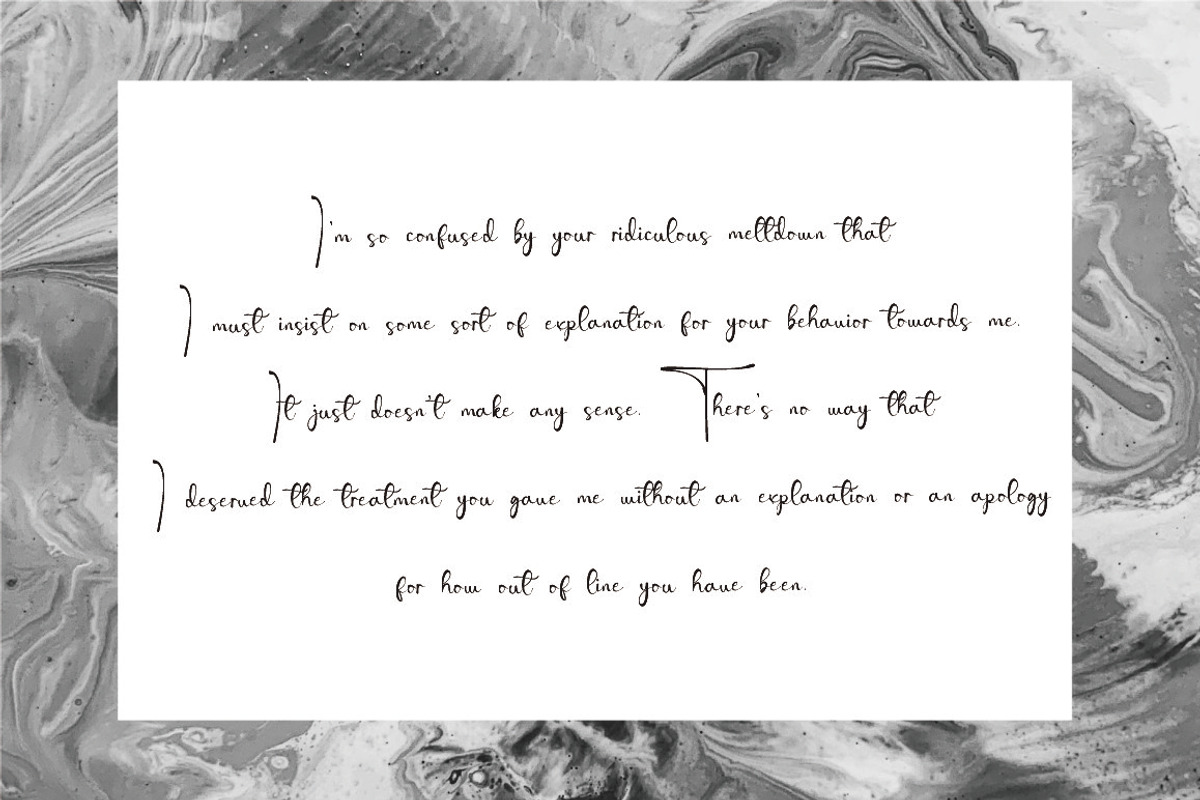 Rigalia Script, a Script Font by JNJ Studio (Photo 7 of 10)