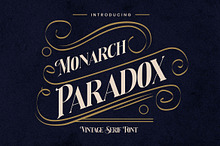 Monarch Paradox Vintage Serif Font