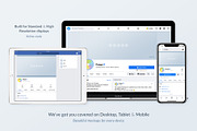 Facebook Social Media Mockups Pack, a Social Media Template by Poego Social (Thumbnail 2 of 11)