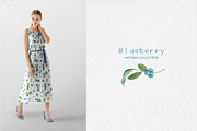 Watercolor Blueberry Pattern, a Pattern Graphic by MilanaDesignShop (Thumbnail 5 of 5)