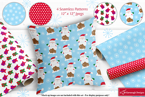 Christmas Clipart, Santa Clipart C53