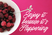 Baneberries Delight Handwriting, a Script Font by Damarletter (Thumbnail 4 of 5)