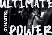 Katro Brush Bold Font, a Sans Serif Font by Giant Design (Thumbnail 7 of 10)