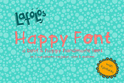 LAFOLOs Happy Font, a Handwritten Font by LAFOLO (Thumbnail 1 of 6)