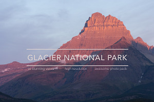 Glacier National Park Photo Pack