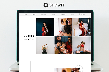 Showit Template - Manda, a Websites & App Template by Creator Goodies